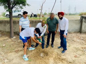 IMA Patiala plants tree sapling on Doctors Day