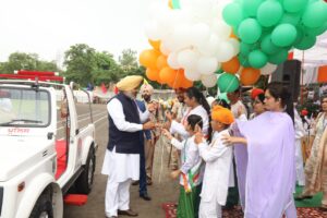 8th Independence Day; Finance Minister Harpal Singh Cheema Hoists Tricolour in Patiala; shares his department success stories