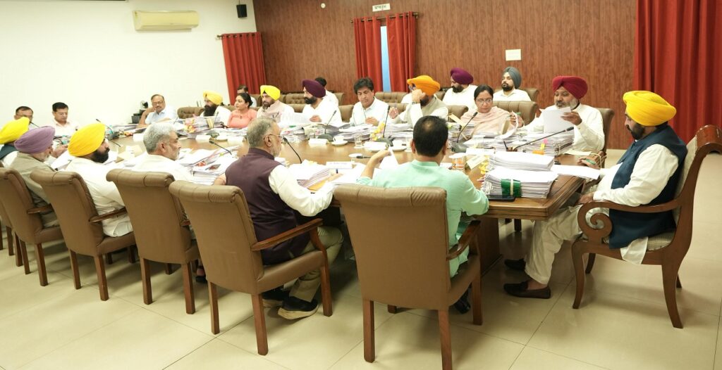 List of today’s Punjab Cabinet Decision; give thumbs up to PWD, water resources, teachers, new posts, transport etc proposals