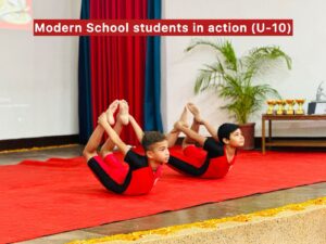 Modern School showcases regional Yoga talent in inter-school competition 