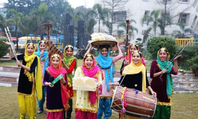 Lohri celebrated with zeal at Scholar Fields Public School