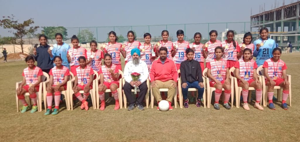 GNDU won All India Inter-University Football Championship