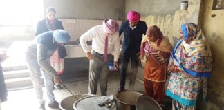 ਪੰਜਾਬ ਸਟੇਟ ਫੂਡ ਕਮਿਸ਼ਨ ਦੇ ਮੈਂਬਰ ਵੱਲੋਂ ਸਰਕਾਰੀ ਐਲੀਮੈਂਟਰੀ ਸਕੂਲ ਲੰਗ ਦਾ ਦੌਰਾ