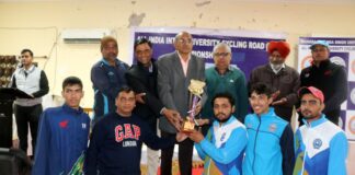 GNDU won various positions in All India Inter-University Championships