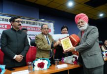 Punjabi university VC Prof. B.S. Ghuman awarded with Punjab Rattna Award by AICOI