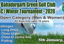 Bahadurgarh Green Golf Club winter golf tournament for men & women; open to all