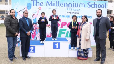 Millennium school Patiala organized Annual Sports Day