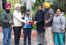 Modi College Wins Punjabi University Cycling (Road) Women Championship