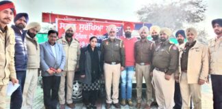 ਜਿਲਾ ਪੁਲਿਸ ਸ੍ਰੀ ਮੁਕਤਸਰ ਸਾਹਿਬ ਵੱਲੋਂ ਸੜਕ ਸੁਰੱਖਿਆ ਹਫਤੇ ਦੌਰਾਨ ਲਗਾਇਆ ਅੱਖਾਂ ਦਾ ਕੈਂਪ