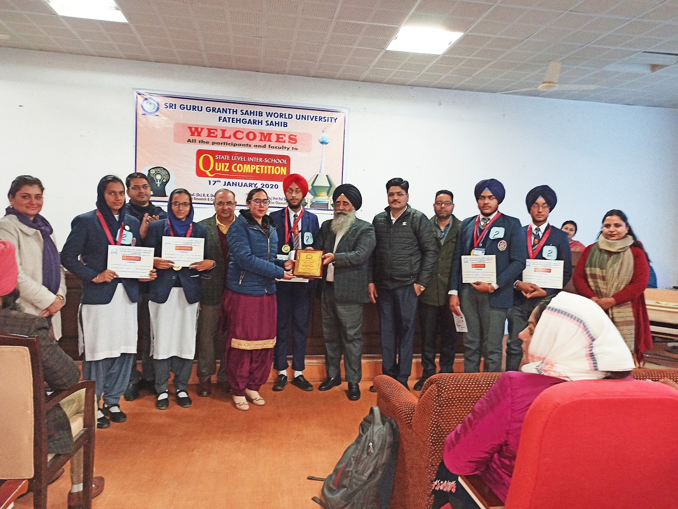 World University organised state level inter-school quiz competitions