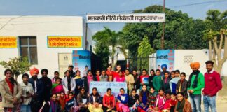 World University conducted social awareness drive; awaken youths of Fatehgarh Sahib District