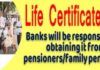 Facility of Life Certificate by banks from the doorstep of the pensioners-Photo courtesy-Internet