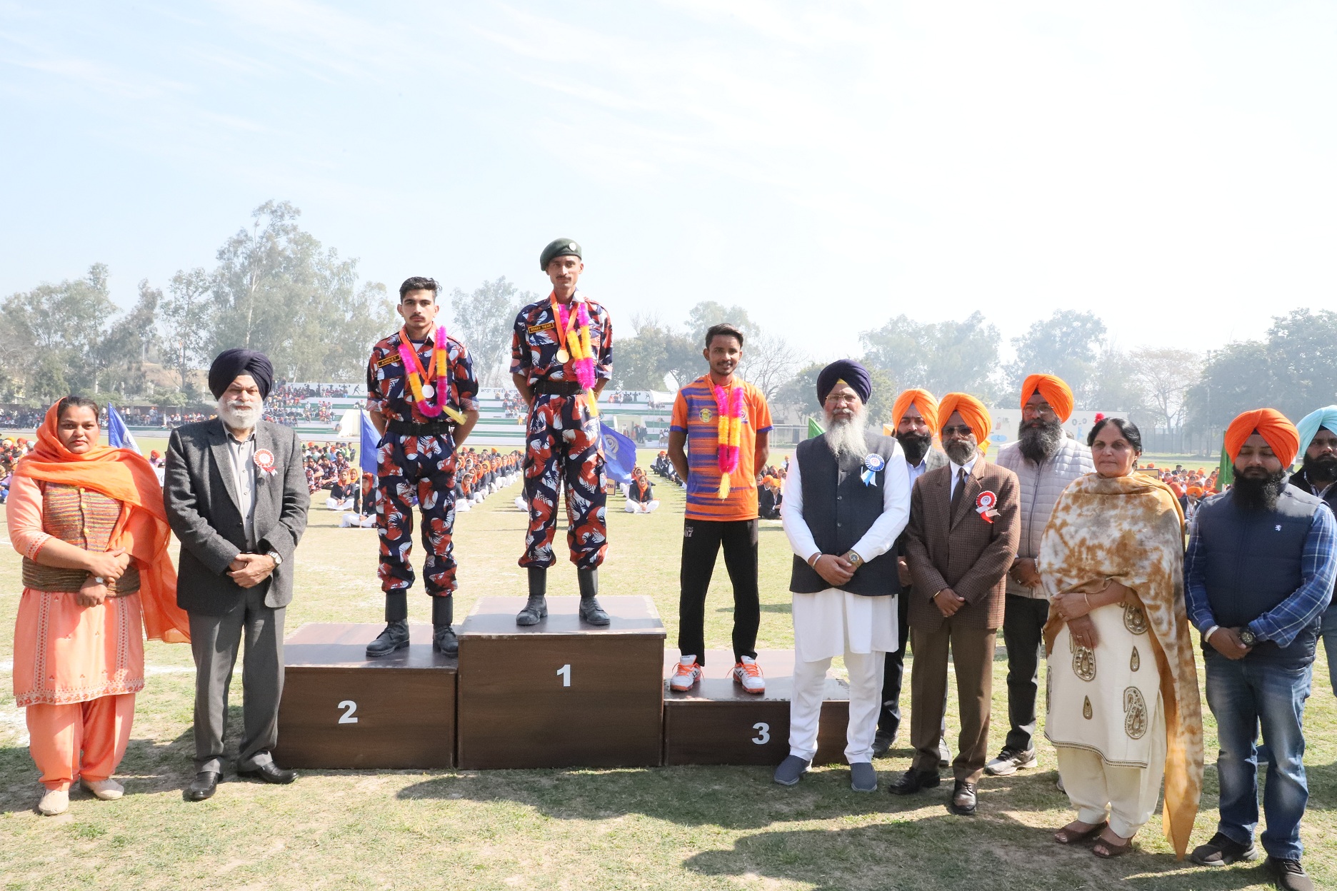 Mata Gujri College organizes 52nd athletic meet; Rishab and Harmanjot chosen best athlete