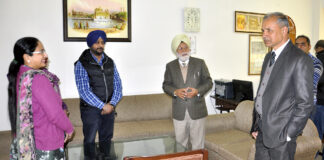 VC Punjabi University made visit at University College of Engineering
