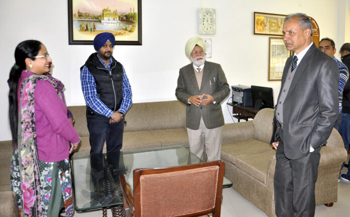 VC Punjabi University made visit at University College of Engineering