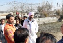 Manpreet Badal visited Bathinda city; asks officials to speed up developmental works