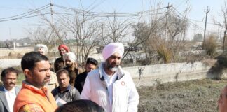 Manpreet Badal visited Bathinda city; asks officials to speed up developmental works
