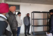 DC conducts checking at government offices in Barnala