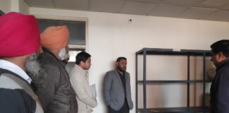 DC conducts checking at government offices in Barnala
