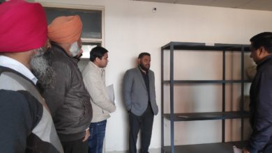 DC conducts checking at government offices in Barnala