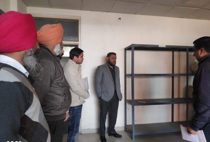 DC conducts checking at government offices in Barnala