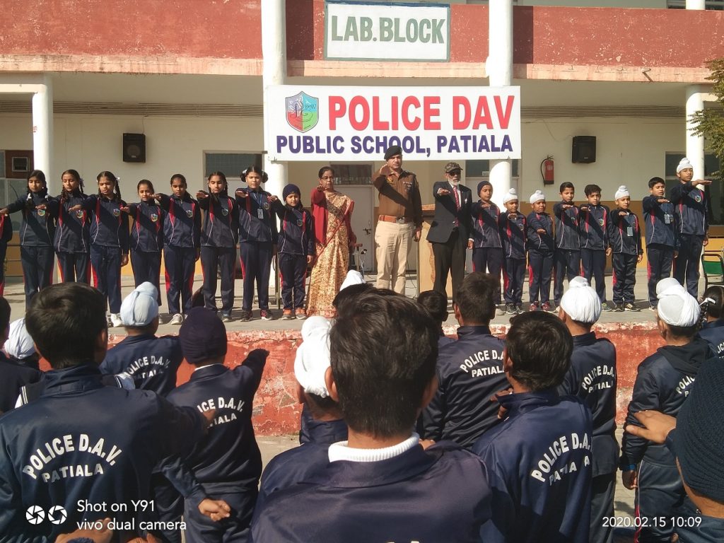 Police DAV public school Patiala organized seminar on traffic rules