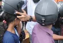 Challan gift-free helmets were given to violators by Haryana transport department-photo courtesy-internet