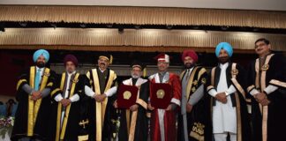 Convocation-GNDU honour Dr. Naresh Trehan and Pankaj Kapur with Honoris Causa degrees