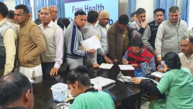 180 police personnel examined in health camp