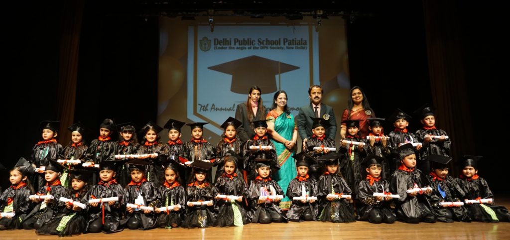 DPS Patiala organised graduation ceremony of its pre primary students