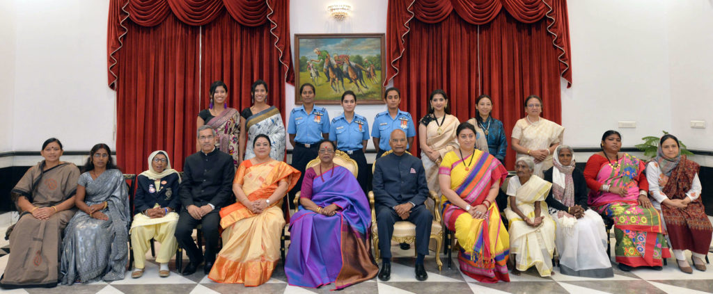 Patiala’s Mann Kaur along with 14 Indian women’s honoured with Nari Shakti Puraskar by President Kovind