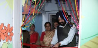 SSP inaugurates crèche at Police DAV public school Patiala