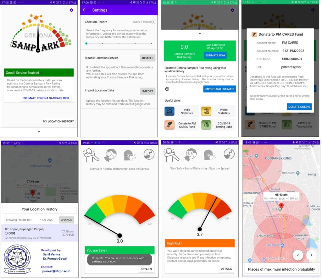 IIT Ropar student made an App Corona Sampark-o-Meter; helpful when contacting positive case