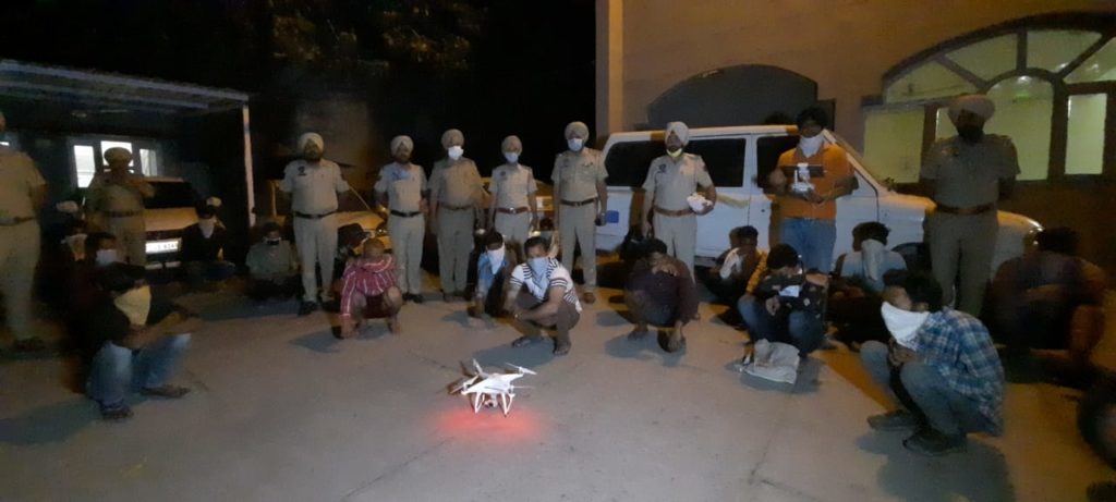 Curfew violators nabbed in Patiala; Police using Drones to cover the entire city