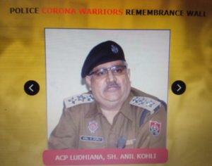 Pay homage to ACP Anil Kohli on Digital remembrance wall established by Punjab police-DGP
