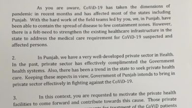Punjab govt roping in private hospitals to start COVID 19 treatment
