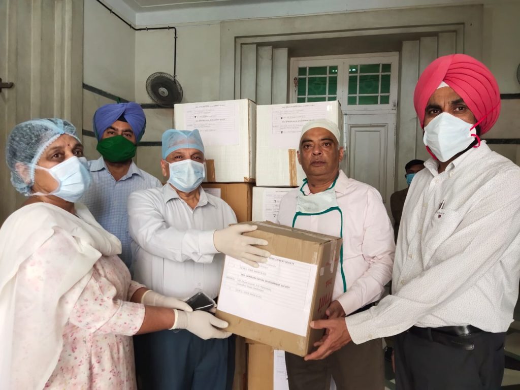 IAS topper’s parents gift PPE kits and masks to Rajindra Hospital 