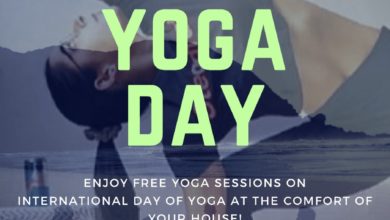 International Day of Yoga;free online yoga session