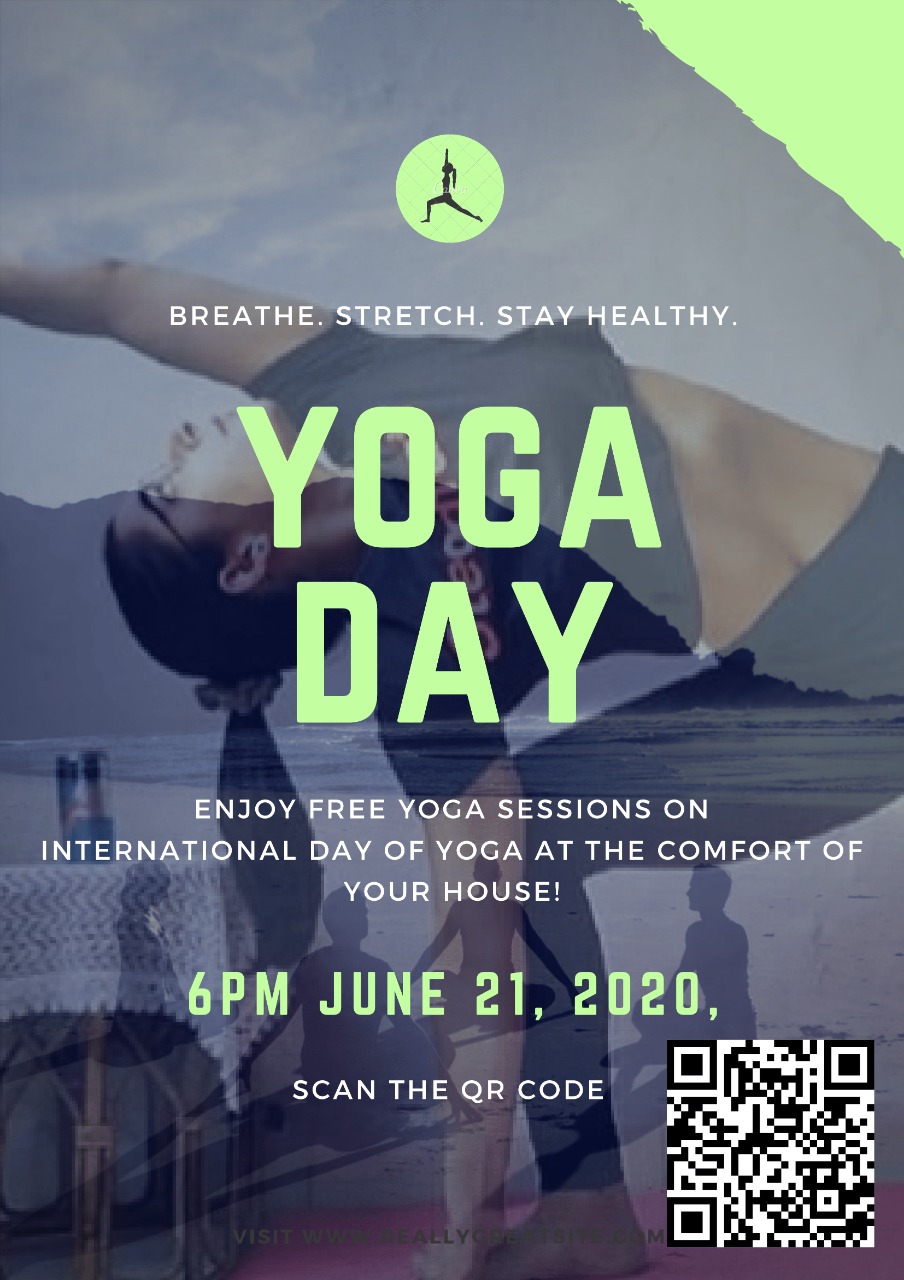 International Day of Yoga;free online yoga session