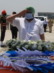 Martyred Sepoy Gurbinder Singh cremated with military honours in Sangrur Village