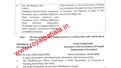 Punjab gets new Chief Secretary; IAS transfers in Punjab