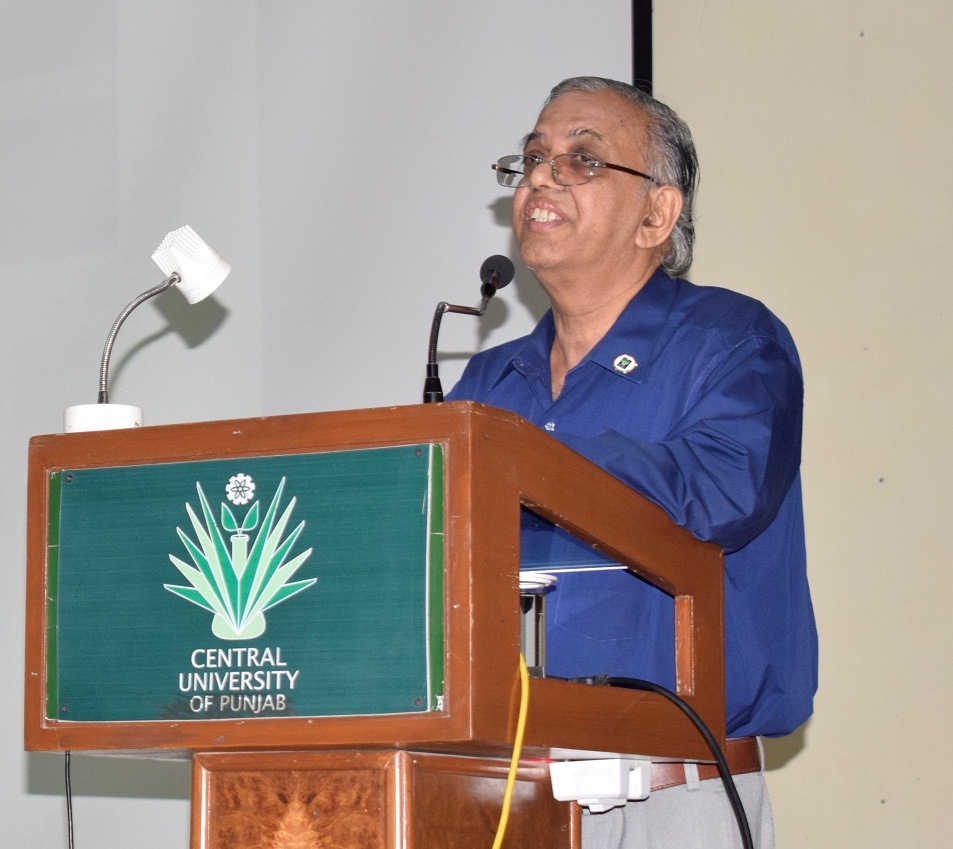 Central university of Punjab gave farewell to legendary academician Prof. P. Ramarao