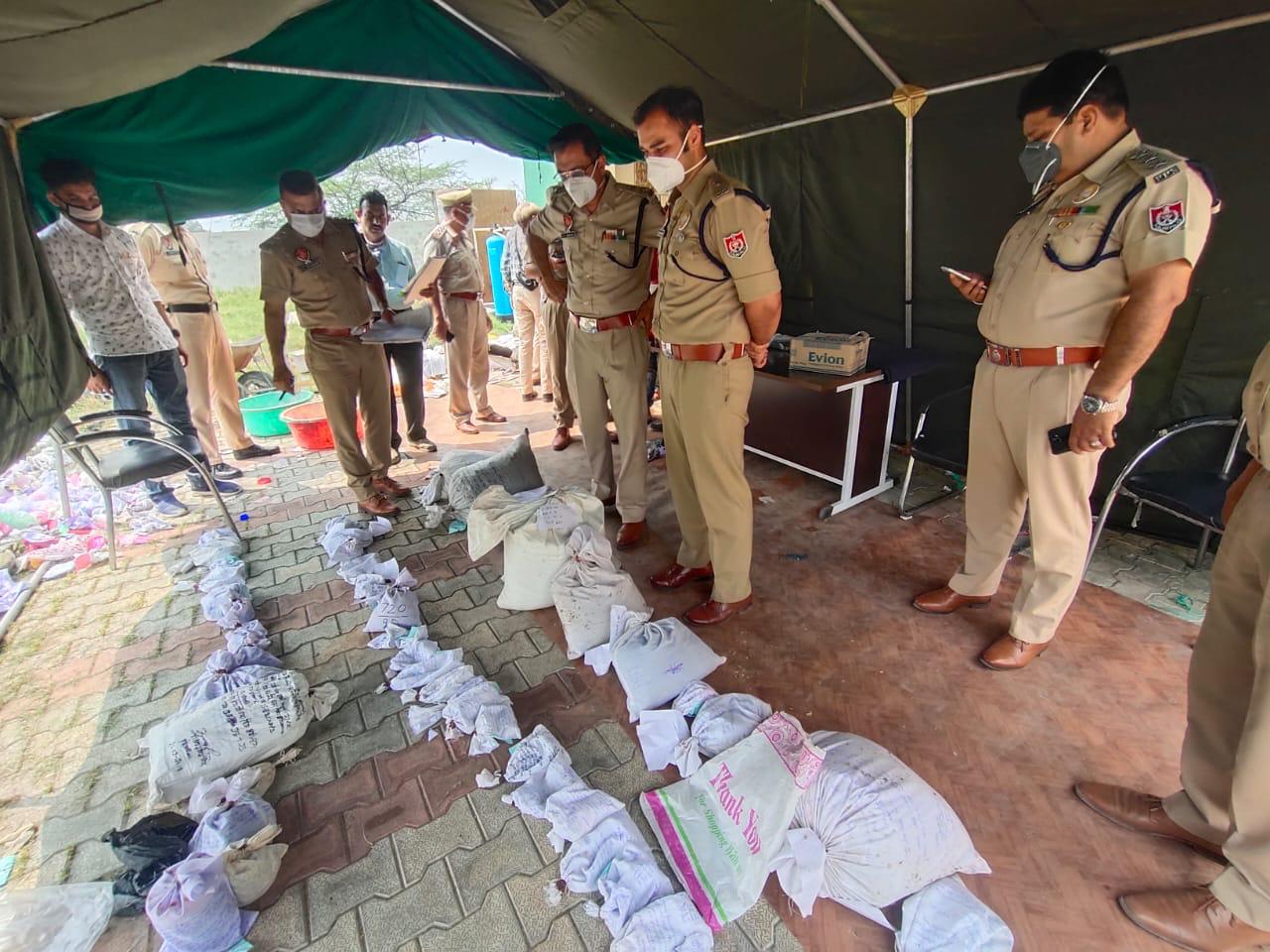 First-of-its-kind-Punjab police destroyed several quintals of illicit drugs