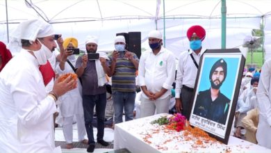 Construction of new road to commemorate sacrifice of Gurbinder Singh-Singla