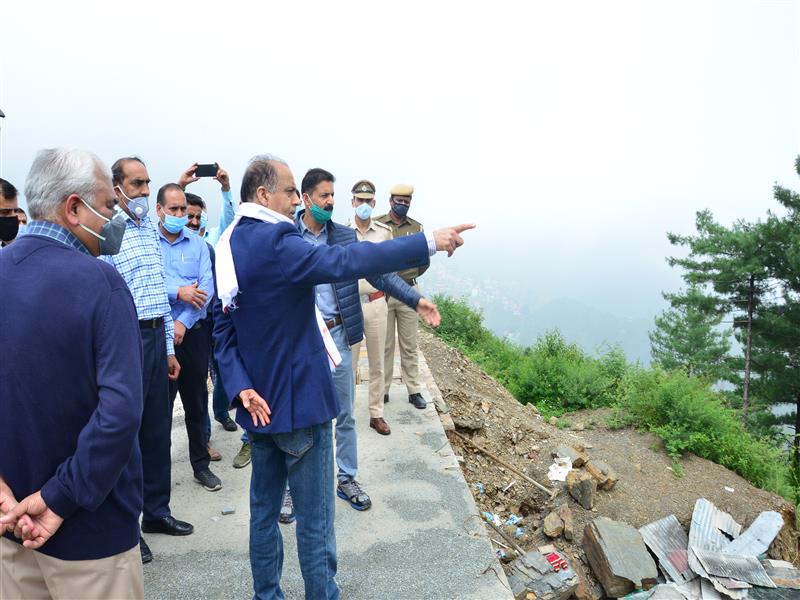 Tourism promotion-Himachal CM reviews progress work of heliport at Sanjauli