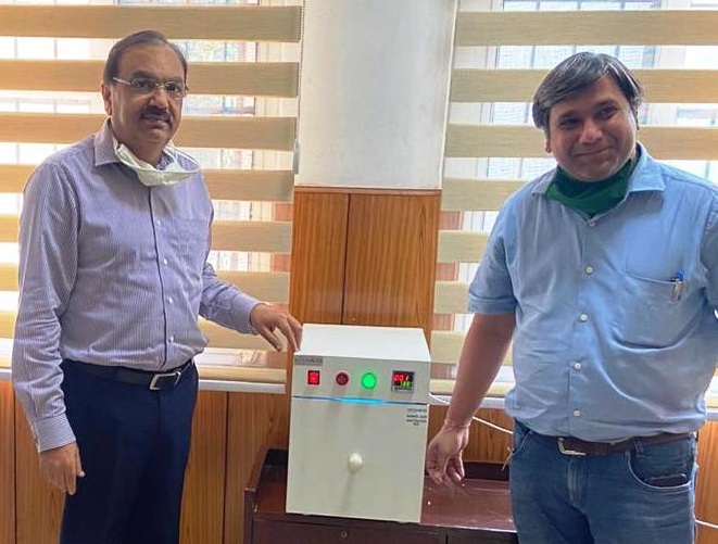 UV sterilizer installed at Patiala’s divisional commissioner office