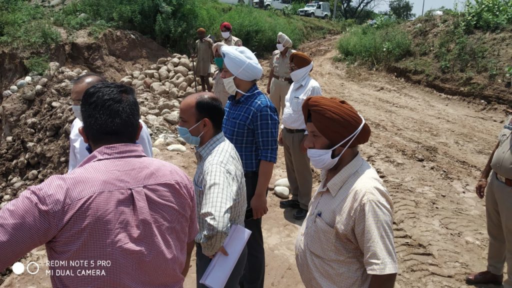 Patiala divisional commissioner express satisfaction over flood-control measures in Patiala