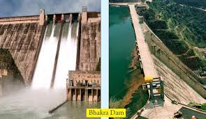 Water level in Bhakra, Ranjit sagar dams remains low due to scanty rainfall-Photo courtesy-Internet