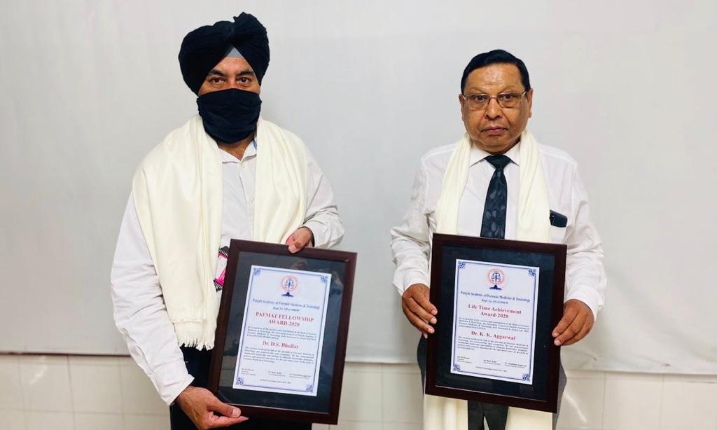 Dr KK Aggarwal honoured with life time achievement award by PAFMAT