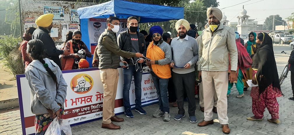 NPL celebrated Guru Nanak Dev’s gurpurab by distributing road safety material